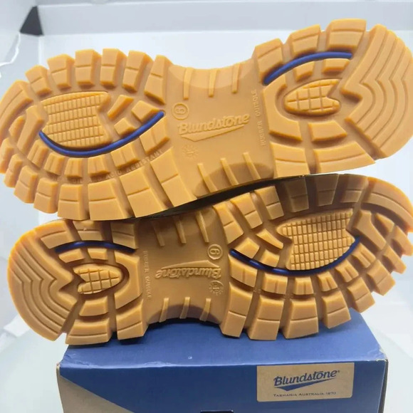 NEW Blundstone Rotoflex Ankle Zip/Lace Composite Safety Boot Wheat Size 6 - Picture 7 of 7